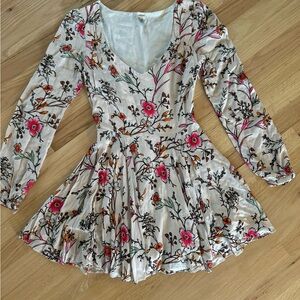 Floral Long Sleeve Dress
